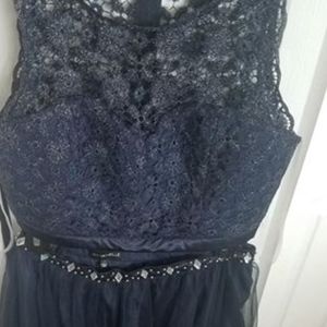Two Piece Homecoming Dress